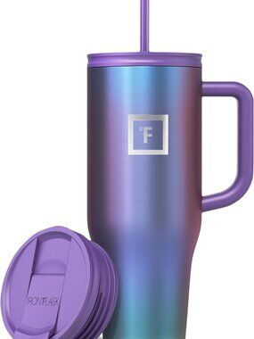 NIB-IRON °FLASK 40 oz Co-Pilot Insulated Travel Mug